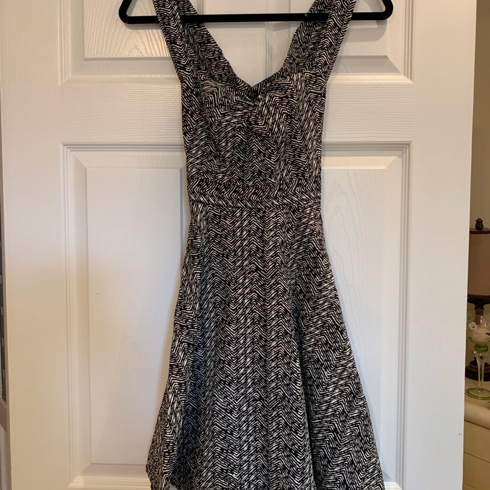 Black and white dress